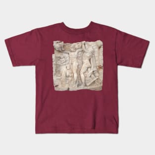 Roman Sebasteion Relief Sculpture Release Of A Roman God Cut Out Kids T-Shirt